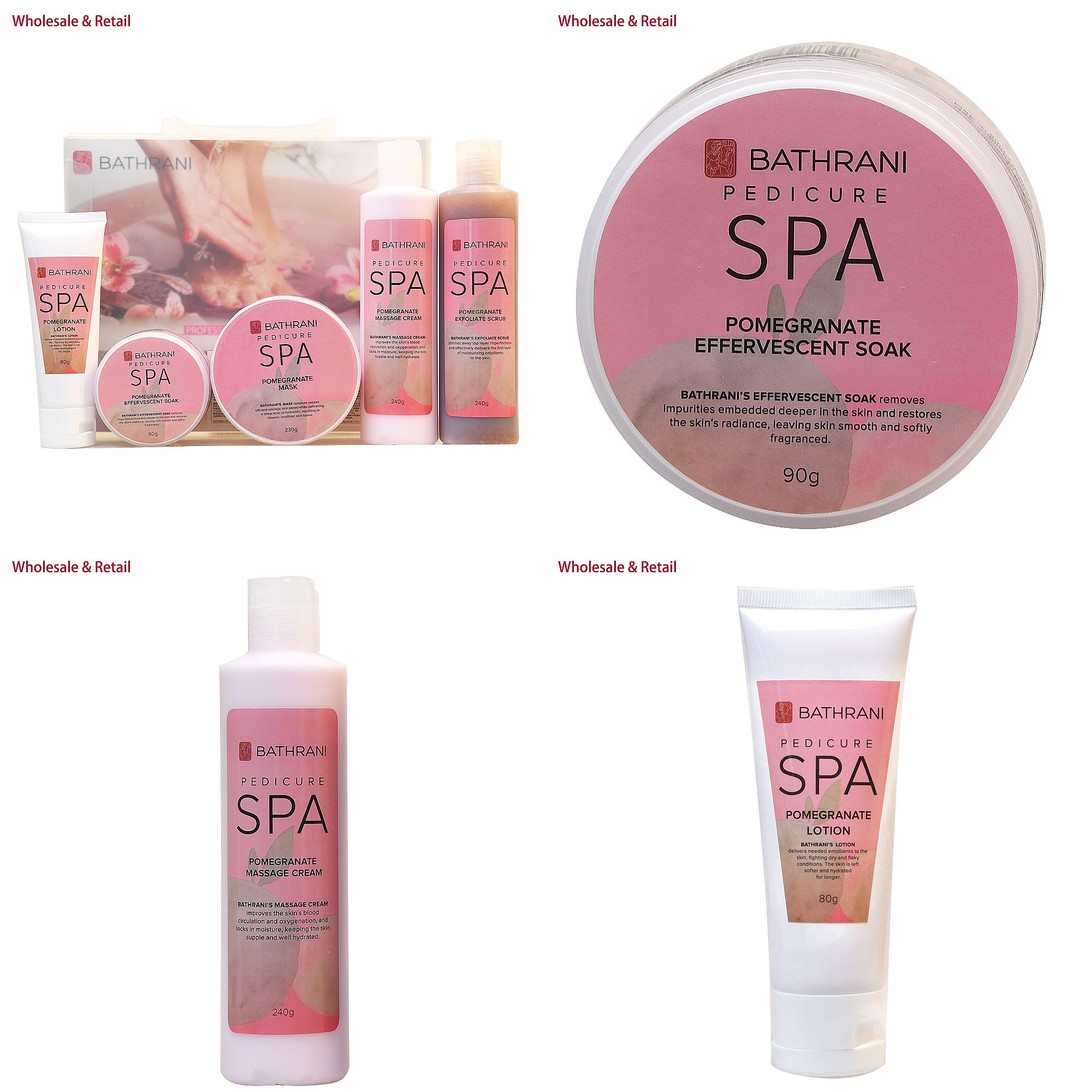 Luxury Skincare & Spa - Spa Pedicure Kit 5-Step Foot Skin