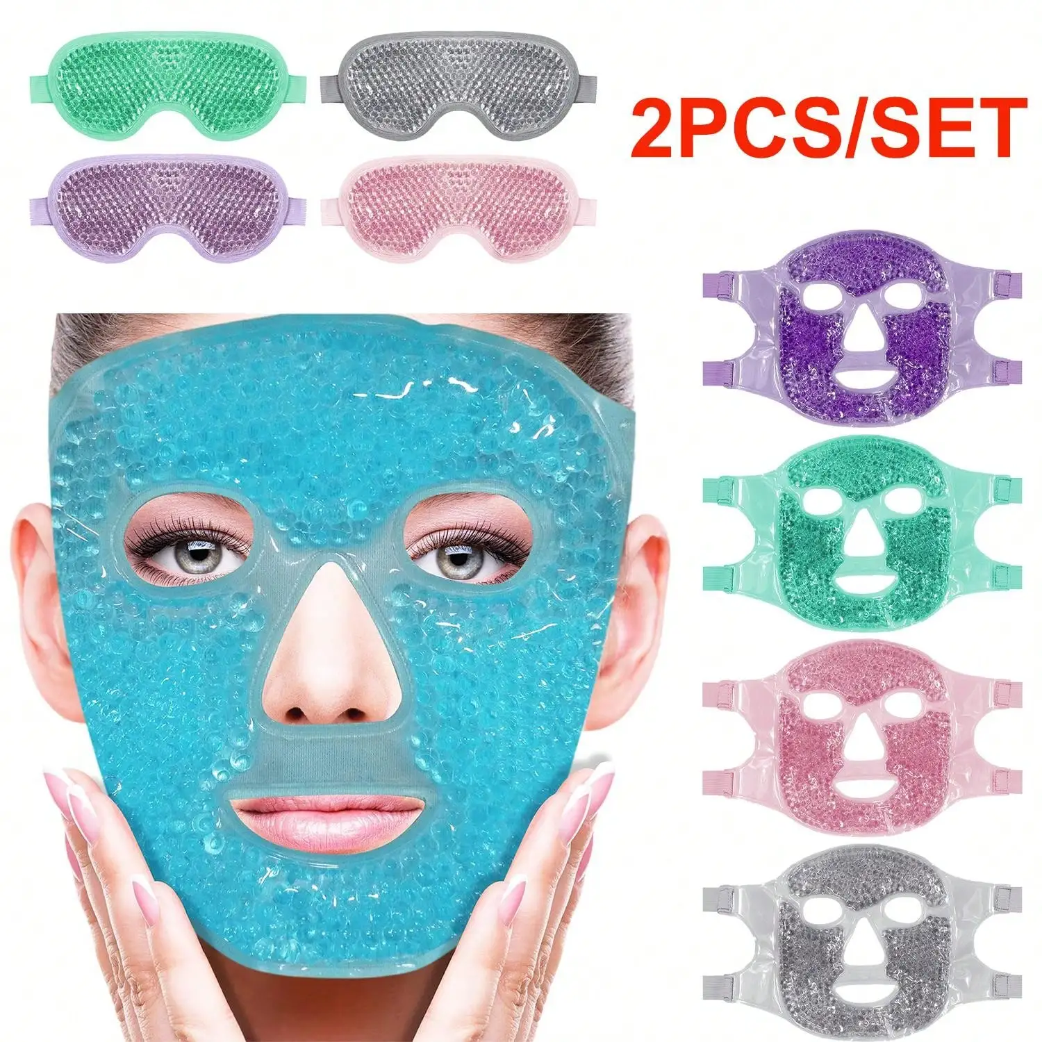 Luxury Skincare Tools - Gel Cooling Ice Face Eye Mask