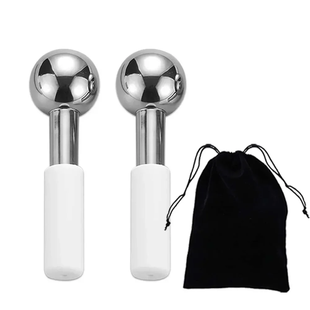 Luxury Skincare Tools - Stainless Steel Ice Globes Cooling Facial