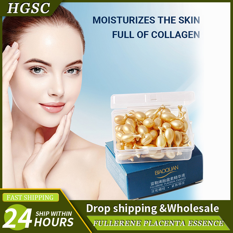 50PCS Face Serum Hyaluronic Ac - Placenta Extract Serum 评论和价格