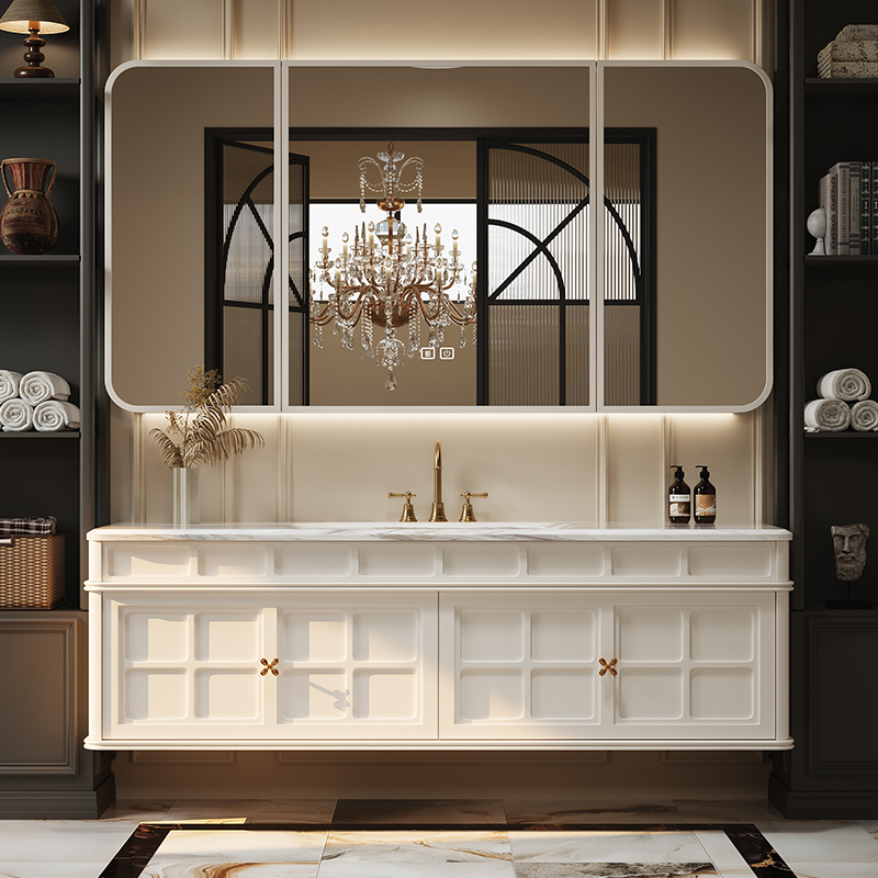 French Retro Bathroom Cabinet  - Luxury Skincare & Spa 评论和价格