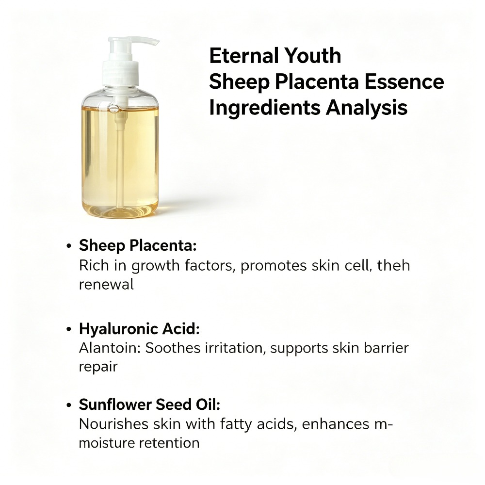 500ml Sheep Placenta Essence L - Placenta Extract Serum 评论和价格
