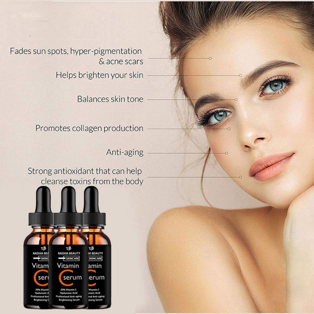 Vitamin C serum Face Serum Lon - Growth Factor Serum 评论和价格