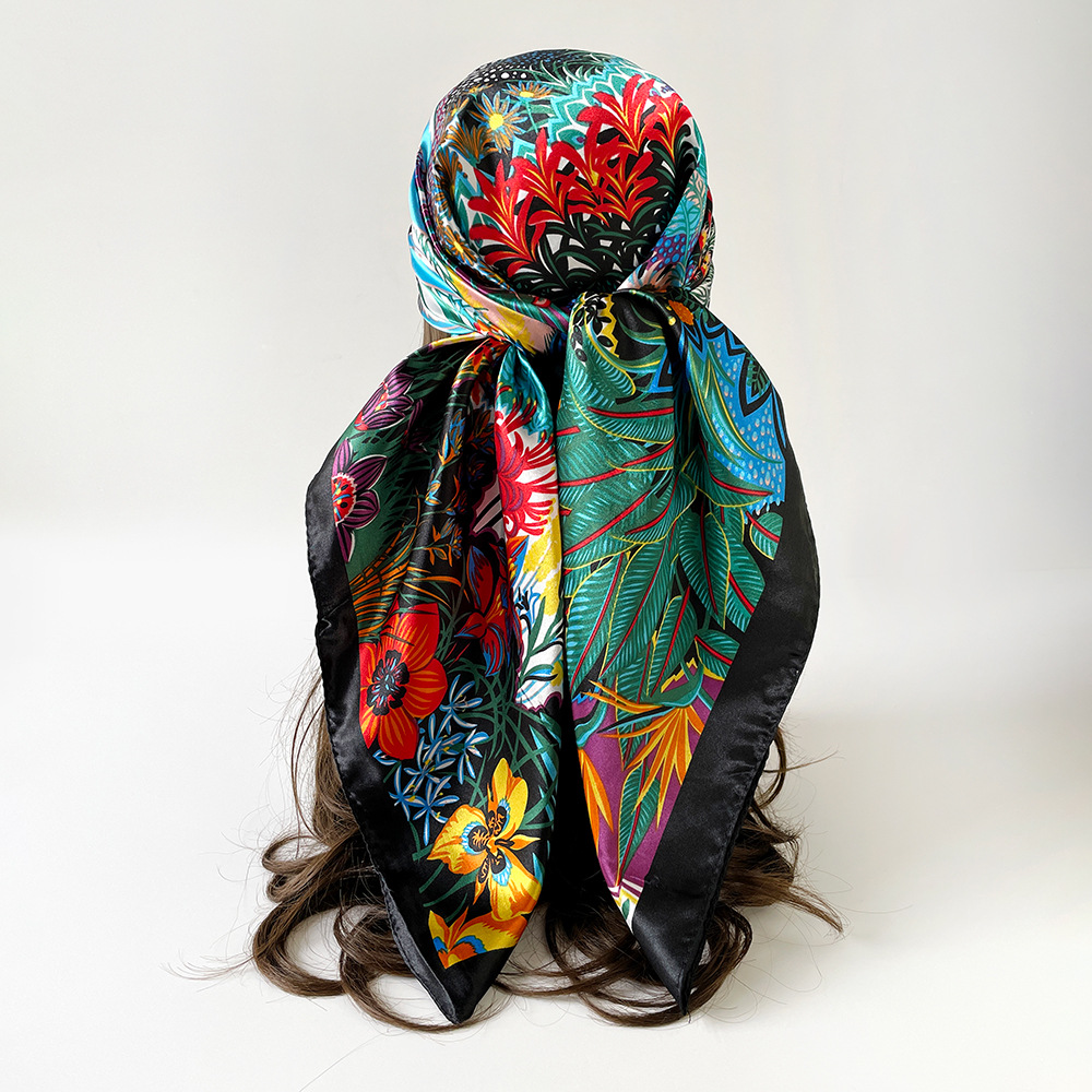 Square Silk Scarf Women Luxury - Luxury Skincare Headband 评论和价格