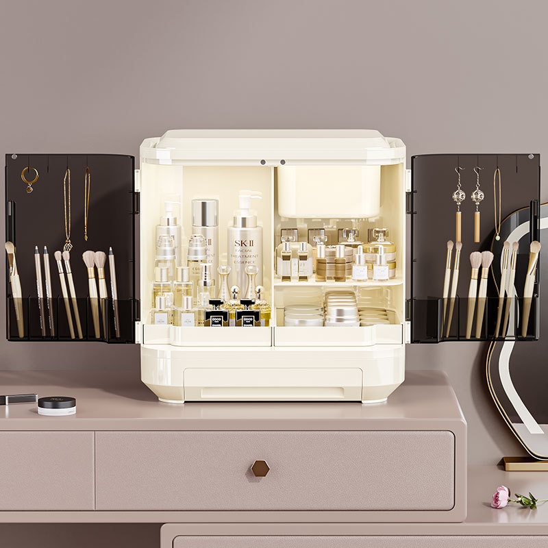 Cosmetics Storage Box with Mir - Luxury Skincare Tools 评论和价格