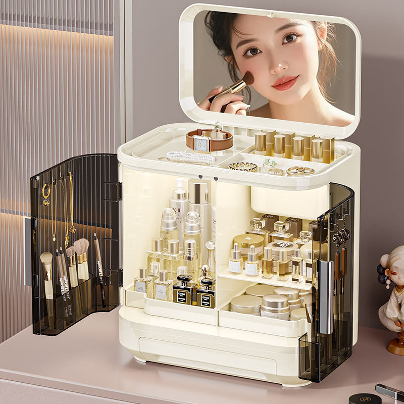 Cosmetics Storage Box with Mir - Luxury Skincare Tools 评论和价格