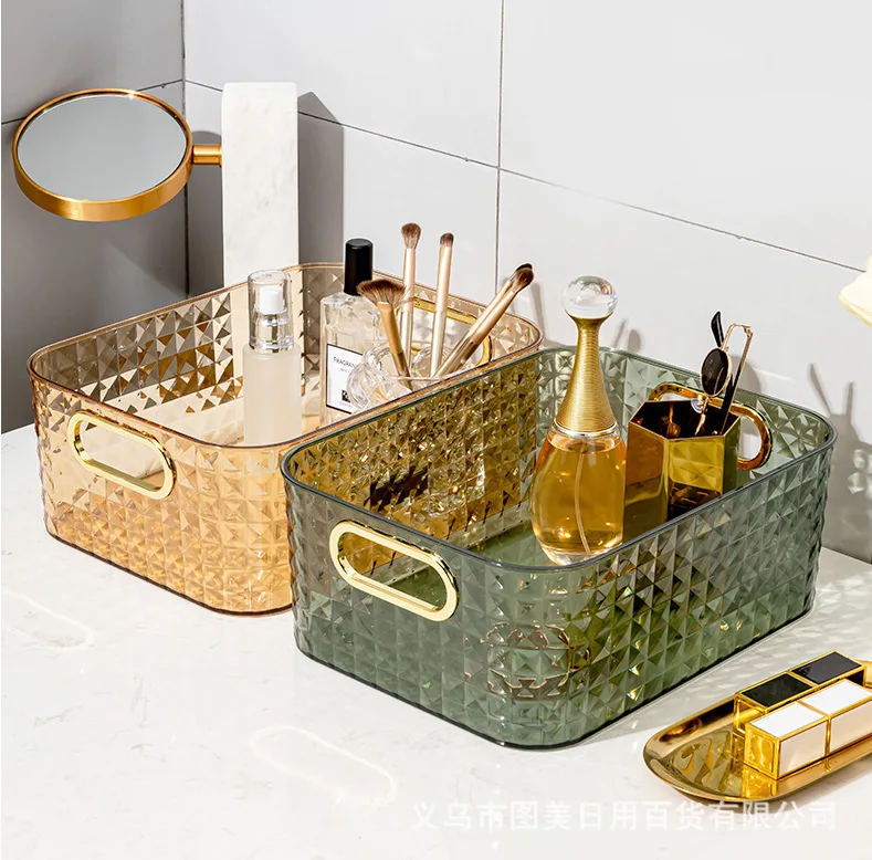 Desktop Cosmetics Storage Box  - Luxury Skincare Tools 评论和价格
