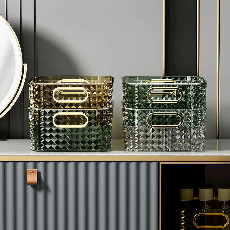 Desktop Cosmetics Storage Box  - Luxury Skincare Tools 评论和价格