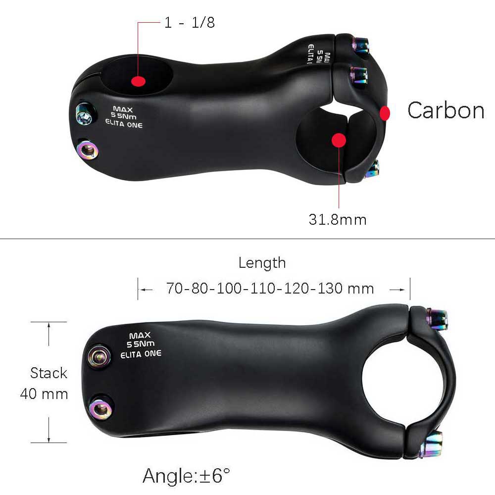 Elitaone Carbon Bicycle Stem 6 - Edelweiss Stem Cell 评论和价格