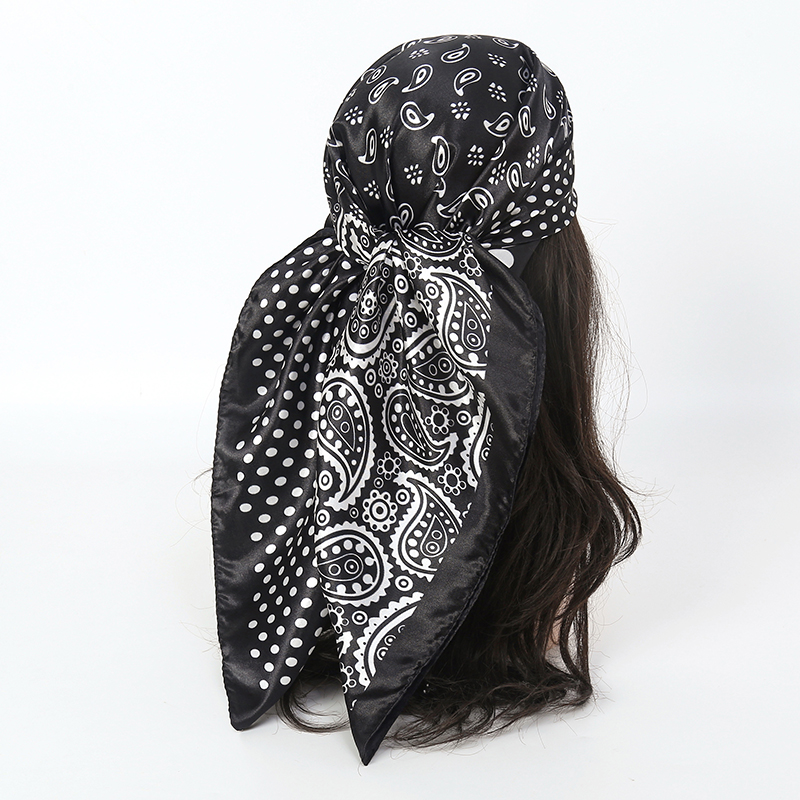 Handkerchiefs Hair Silk Scarf  - Luxury Skincare Headband 评论和价格
