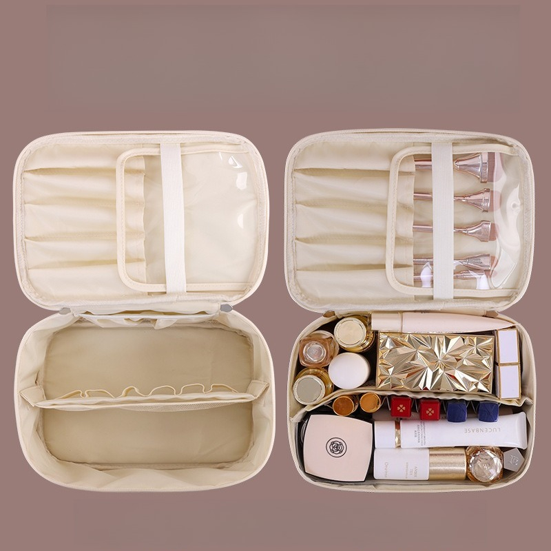 Luxury PU Makeup Bag for Women - Luxury Skincare Women 评论和价格