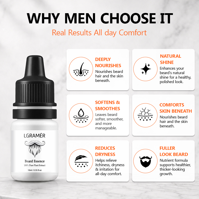 Men's Beard Growth Serum Nouri - Growth Factor Serum 评论和价格