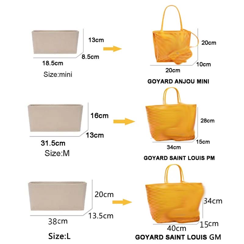 Felt Insert Bag Cosmetic Organ - Luxury Skincare Women 评论和价格